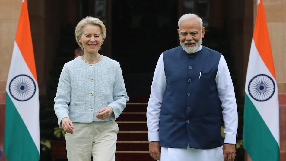 The development comes a day after External Affairs Minister S Jaishankar said that India would like to see its negotiations for an FTA with the European Union move to a "decisive conclusion" soon. The development comes a day after External Affairs Minister S Jaishankar said that India would like to see its negotiations for an FTA with the European Union move to a "decisive conclusion" soon.