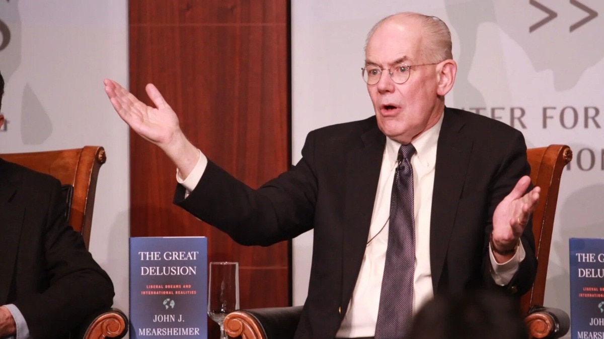 John Mearsheimer, professor of political science at the University of Chicago John Mearsheimer, professor of political science at the University of Chicago