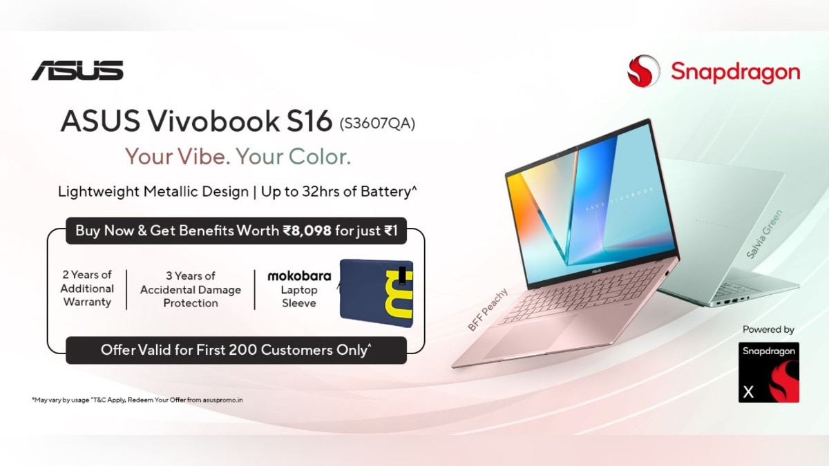 Asus Unveils Stunning New Vivobook S16 with Snapdragon X Elite in Vibrant Colors