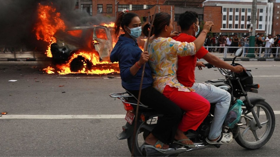 Violence has spread across major cities, with government offices and politicians’ homes set on fire. Violence has spread across major cities, with government offices and politicians’ homes set on fire.