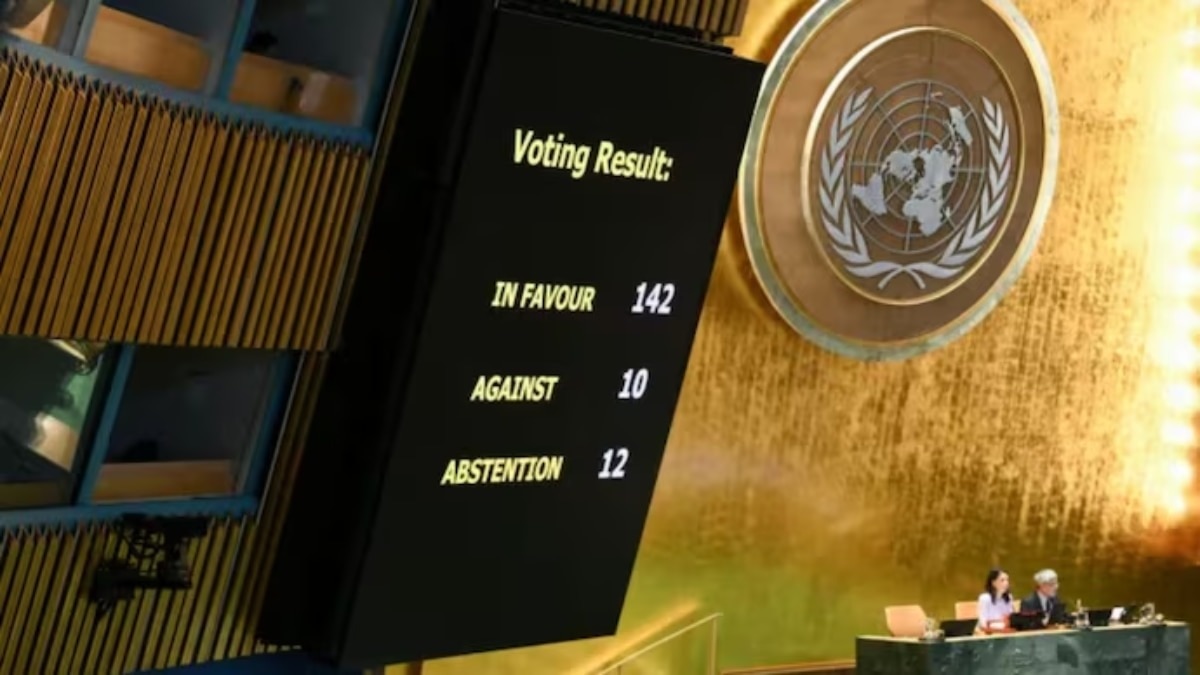 India votes for UN resolution backing Palestine two-state solution, breaks abstention trend