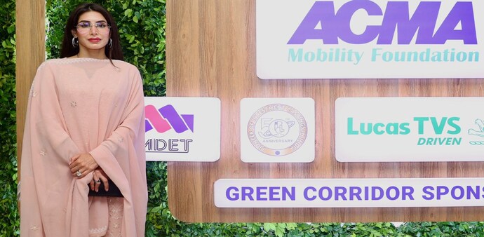She was seen attending the ACMA Annual Convention at Delhi’s Taj Palace, the flagship event of India’s auto component industry. She was seen attending the ACMA Annual Convention at Delhi’s Taj Palace, the flagship event of India’s auto component industry.