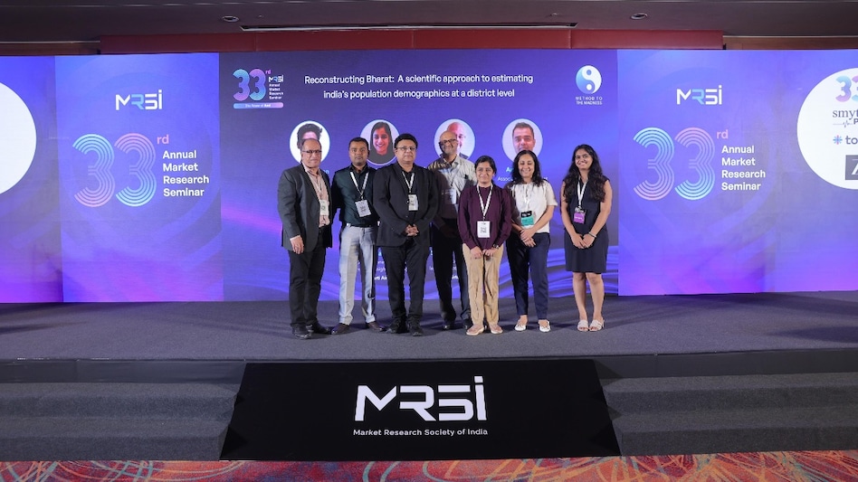 Kantar Insights and Bharti Airtel won for their original research paper titled, ‘Reconstructing Bharat: A Scientific Approach to Estimating India's Population Demographics at a District Level’ at its 33rd Annual Market Research Seminar. Kantar Insights and Bharti Airtel won for their original research paper titled, ‘Reconstructing Bharat: A Scientific Approach to Estimating India's Population Demographics at a District Level’ at its 33rd Annual Market Research Seminar.