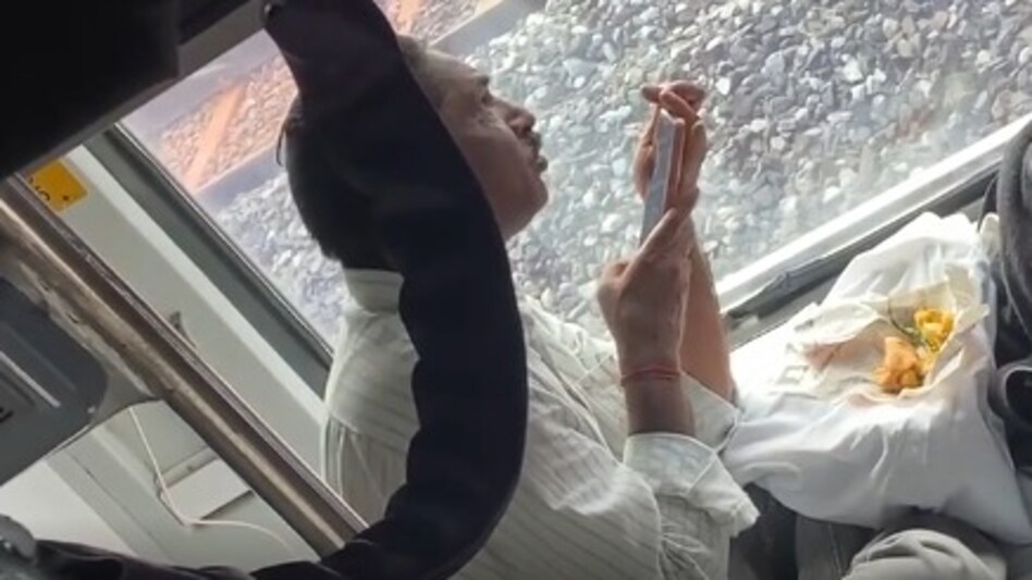 In the clip, the man can be heard passionately discussing crypto investments and recurring deposits. In the clip, the man can be heard passionately discussing crypto investments and recurring deposits.