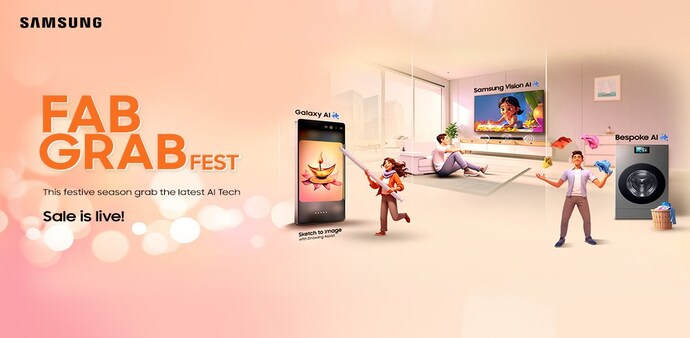 Samsung's Fab Grab Fest brings deep discounts on smartphones, TVs, washing machines, more Samsung's Fab Grab Fest brings deep discounts on smartphones, TVs, washing machines, more