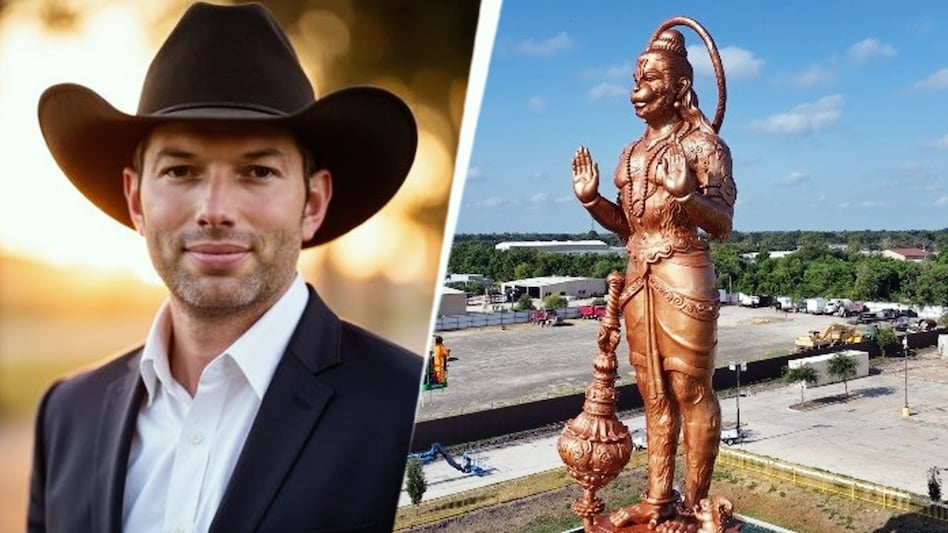 Republican Senate candidate objects to Texas Hanuman statue, sparking online controversy Republican Senate candidate objects to Texas Hanuman statue, sparking online controversy