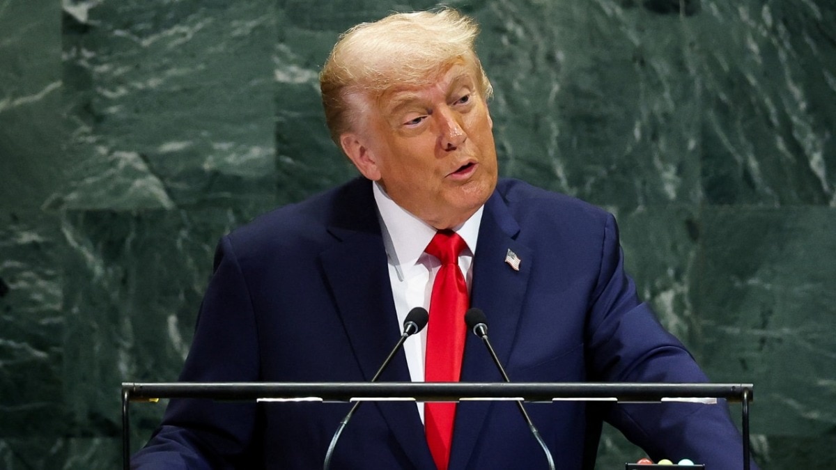 During his speech, Trump bluntly stated: “These are the two things I got from the United Nations, a bad escalator and a bad teleprompter.” During his speech, Trump bluntly stated: “These are the two things I got from the United Nations, a bad escalator and a bad teleprompter.”