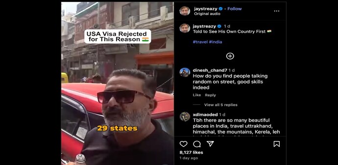 Social media explodes over US tourist visa rejections amid growing concerns about fairness (Instagram / @jaystreazy) Social media explodes over US tourist visa rejections amid growing concerns about fairness (Instagram / @jaystreazy)