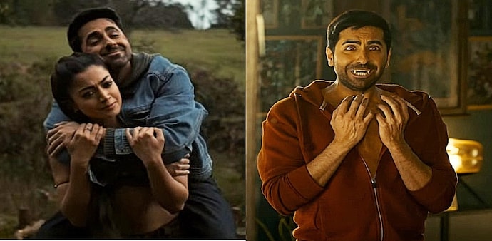Thamma trailer: Ayushmann struggles with love, legend, rajma-chawal, Rashmika helps Thamma trailer: Ayushmann struggles with love, legend, rajma-chawal, Rashmika helps