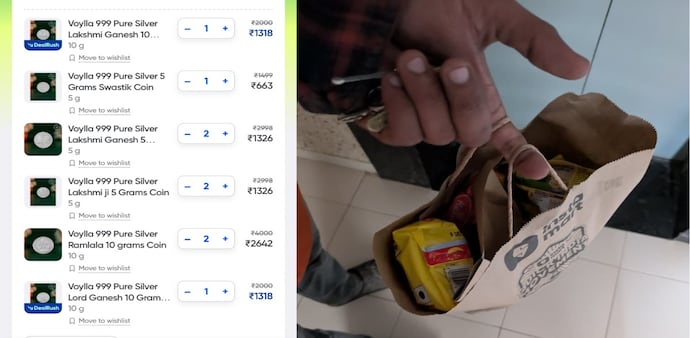 After his post went viral, Vineeth said that Swiggy delivered a corrected order, but it was just a partial fix. After his post went viral, Vineeth said that Swiggy delivered a corrected order, but it was just a partial fix.