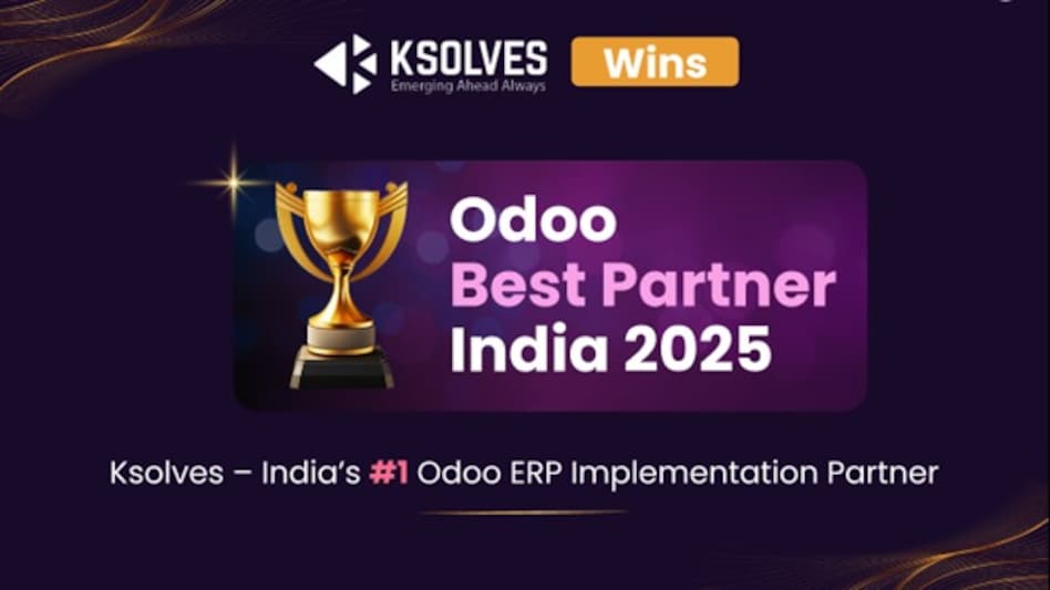 Ksolves India Limited has earned the prestigious title of Odoo Best Partner India 2025 Ksolves India Limited has earned the prestigious title of Odoo Best Partner India 2025