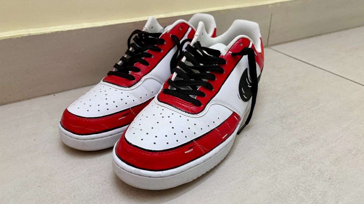 Nike Court Vision x Red Cartoon by Knickgasm Nike Court Vision x Red Cartoon by Knickgasm