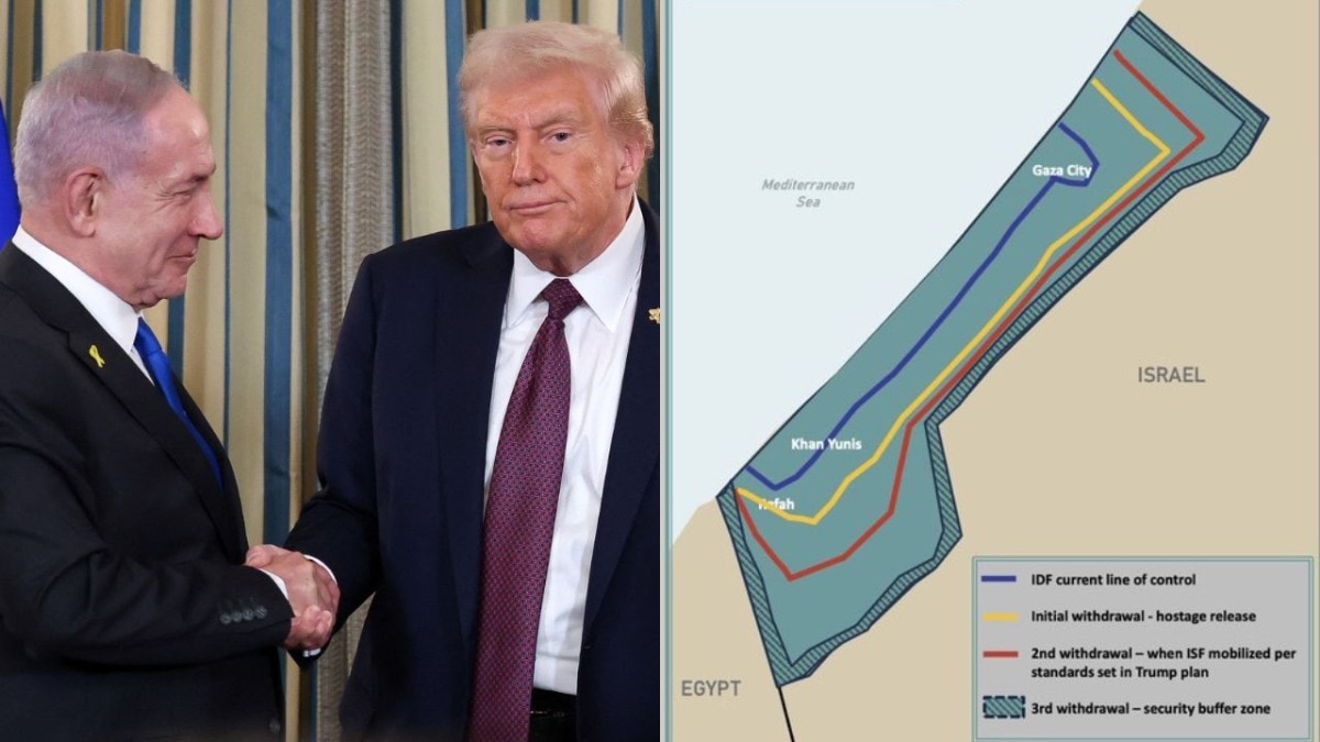 Donald Trump and Benjamin Netanyahu presented Gaza peace plan