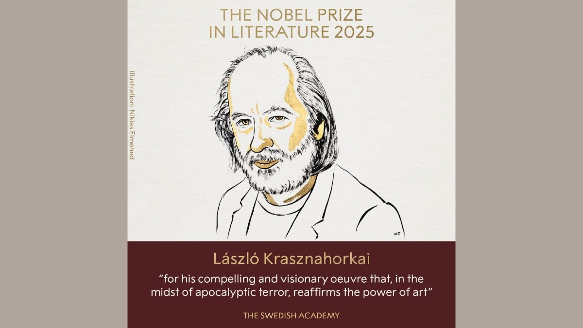 László Krasznahorkai honored with 2025 Nobel Prize in Literature for his apocalyptic narrative power László Krasznahorkai honored with 2025 Nobel Prize in Literature for his apocalyptic narrative power