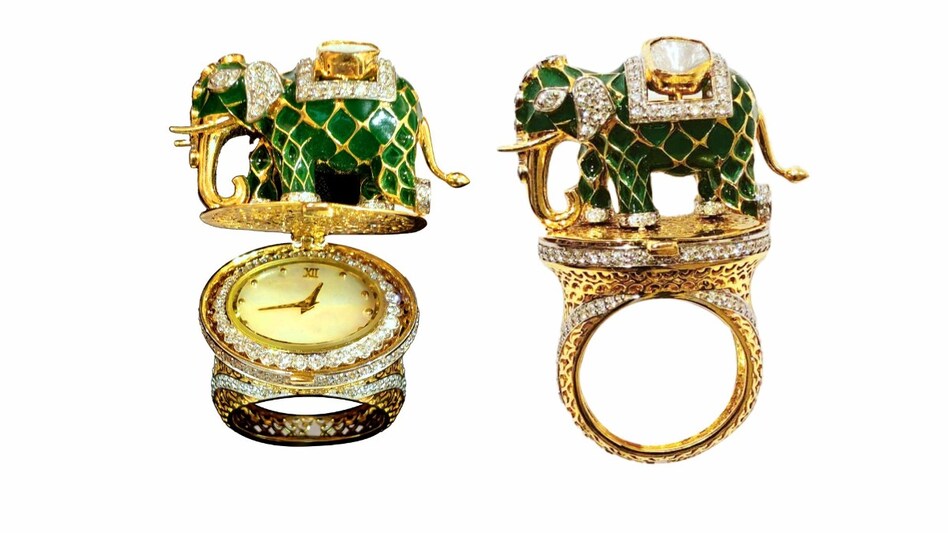 Gaurav Mehta's Elephant Ring Watch Gaurav Mehta's Elephant Ring Watch