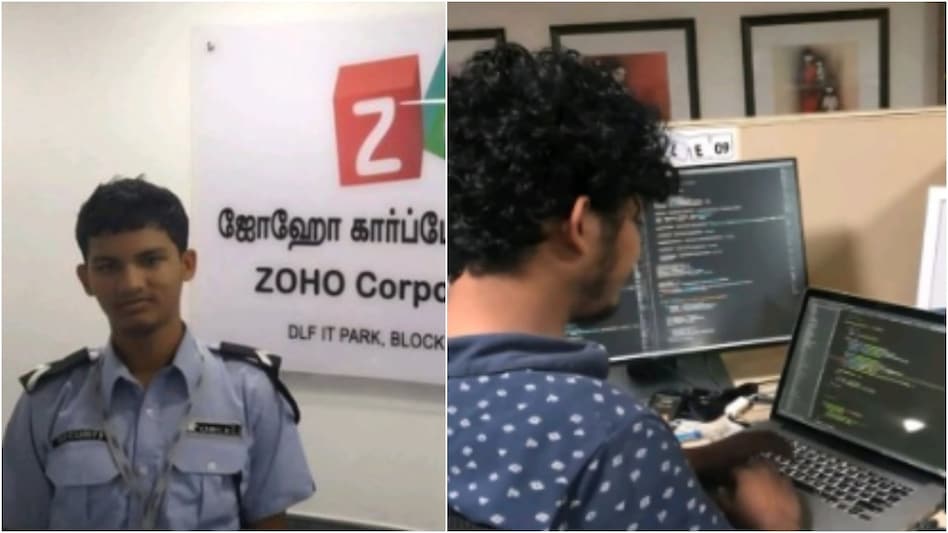 Tamil Nadu man’s journey from Zoho security guard to software engineer goes viral (Photos: Abdul Alim/LinkedIn) Tamil Nadu man’s journey from Zoho security guard to software engineer goes viral (Photos: Abdul Alim/LinkedIn)