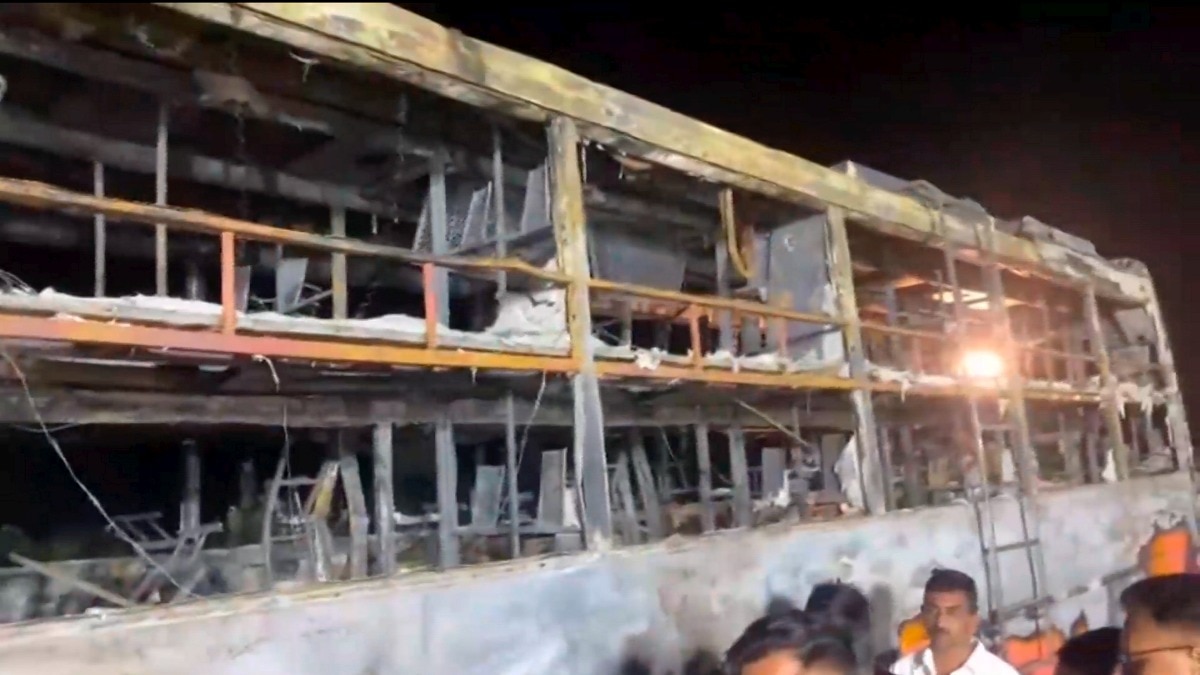 20 passenger burnt alive after Jaisalmer bus catches fire; PM announces Rs 2 lakh aid