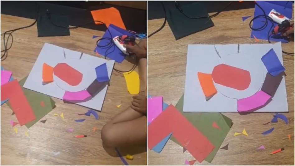 Pune man questions school pressure as son works on project past midnight (Photos: Niteen S Dharmawat/X) Pune man questions school pressure as son works on project past midnight (Photos: Niteen S Dharmawat/X)