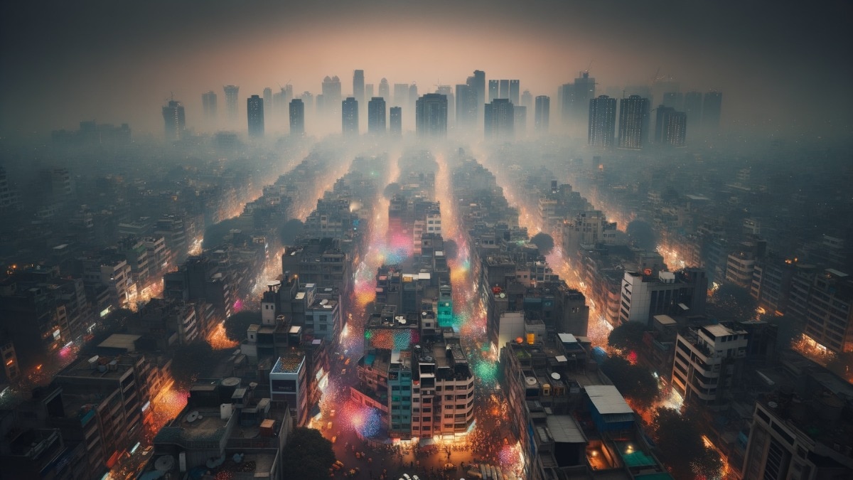 Real-time data from monitoring stations showed Particulate Matter (PM) 2.5 and PM10 levels spiking across the capital after Diwali.