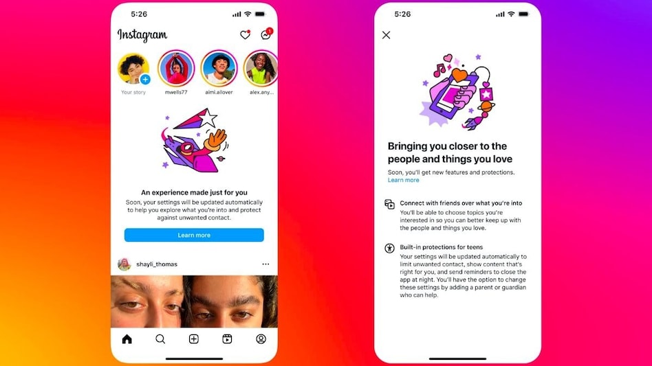 Instagram Teen Accounts feature comes to India Instagram Teen Accounts feature comes to India