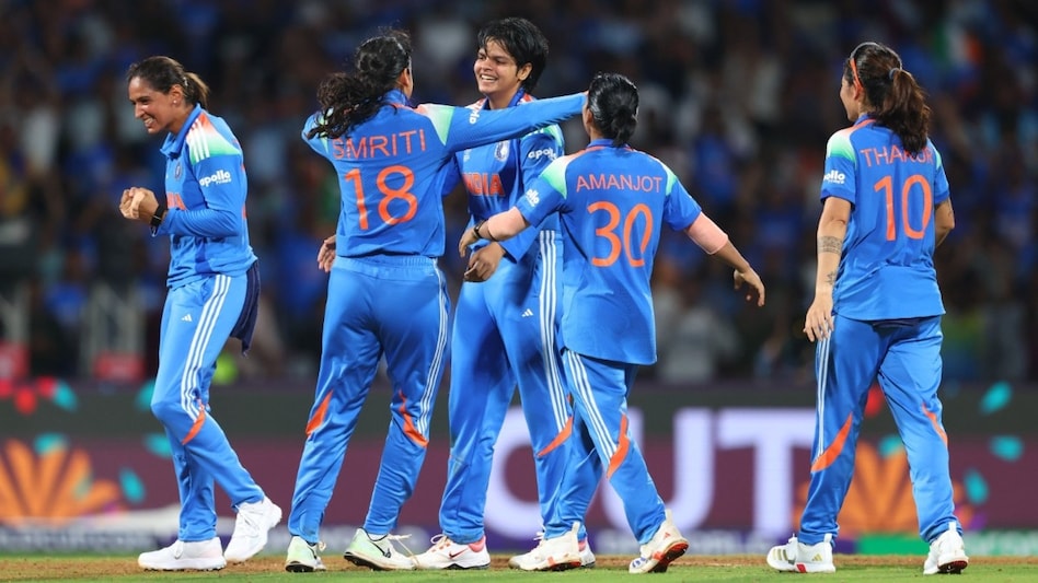 India crowned world champions after dramatic win over South Africa in Navi Mumbai India crowned world champions after dramatic win over South Africa in Navi Mumbai