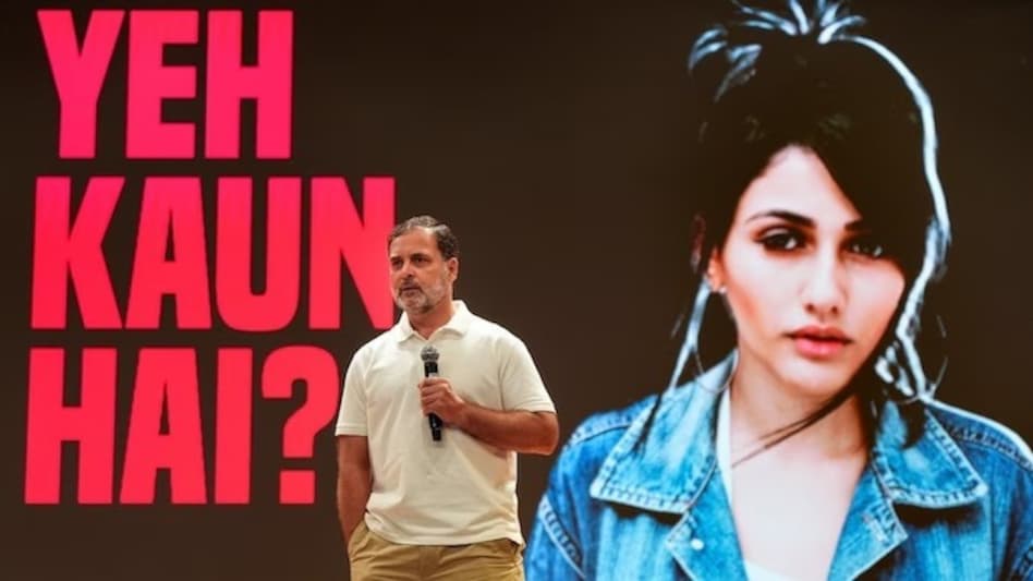 The Brazilian model from Rahul Gandhi's presser says Indians have flocked to her Instagram account The Brazilian model from Rahul Gandhi's presser says Indians have flocked to her Instagram account