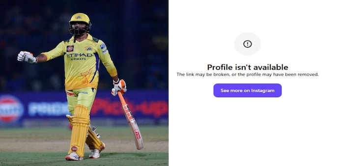 Jadeja’s Instagram disappearance has only intensified the speculation. Jadeja’s Instagram disappearance has only intensified the speculation.