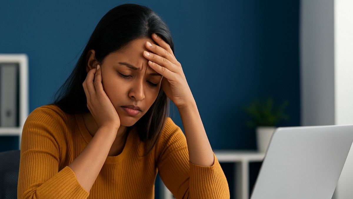 To her surprise, her boss demanded a reason for the leave and denied her request when she didn’t provide one. (Image generated by AI)