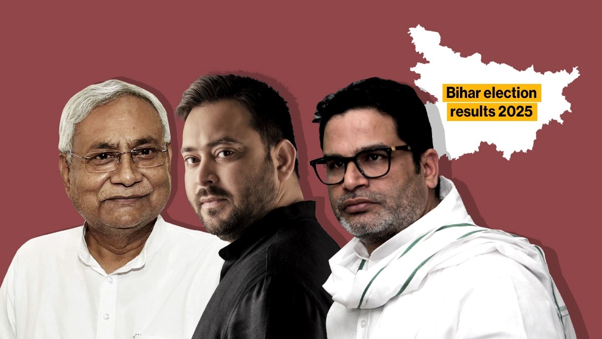 Bihar Assembly Election Result LIVE 2025: Tug of war between 'Sushasan Babu' Nitish Kumar and Tejashwi Yadav ensues but what about Prashant Kishor? Trends to be in shortly