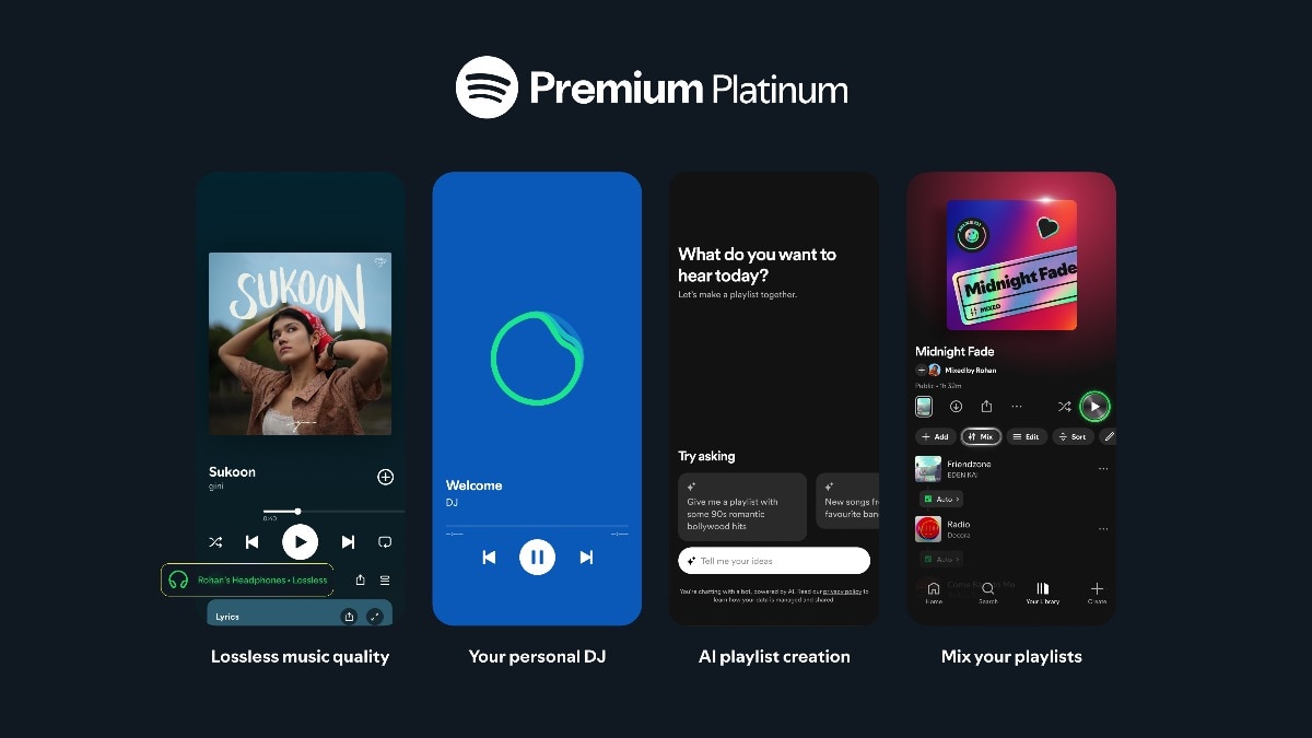 Spotify launches new subscription line-up in India with Premium Platinum and Lossless Audio