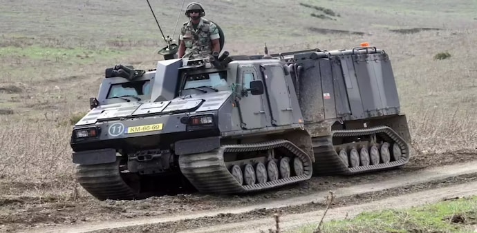 L&T to make India-specific BvS10 Sindhu armoured vehicles for Army L&T to make India-specific BvS10 Sindhu armoured vehicles for Army