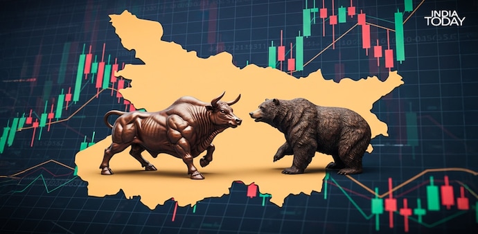 Sensex jumped 446.21 points to end at 85,632.68, extending its two-session gains to 959 points. Nifty50 advanced 139.50 points to close at 26,192.15. Sensex jumped 446.21 points to end at 85,632.68, extending its two-session gains to 959 points. Nifty50 advanced 139.50 points to close at 26,192.15.