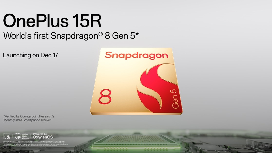 OnePlus 15R to be the first smartphone powered by Snapdragon 8 Gen 5