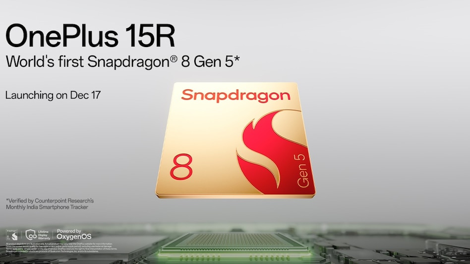 OnePlus 15R powered by Snapdragon 8 Gen 5 OnePlus 15R powered by Snapdragon 8 Gen 5