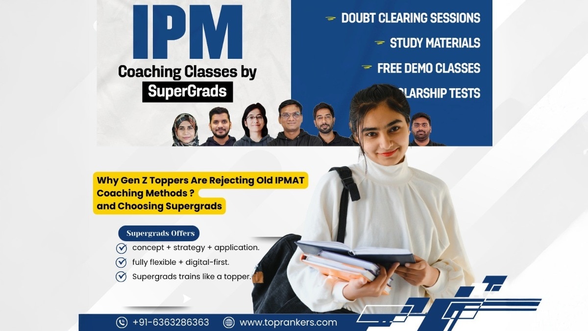 Many Gen Z toppers are now moving away from traditional IPMAT coaching models