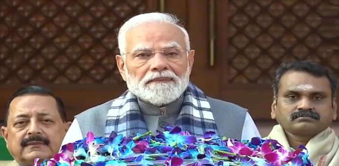 In a sharp message to Opposition parties, Modi said Parliament should not become a space to vent anger after electoral setbacks. In a sharp message to Opposition parties, Modi said Parliament should not become a space to vent anger after electoral setbacks.