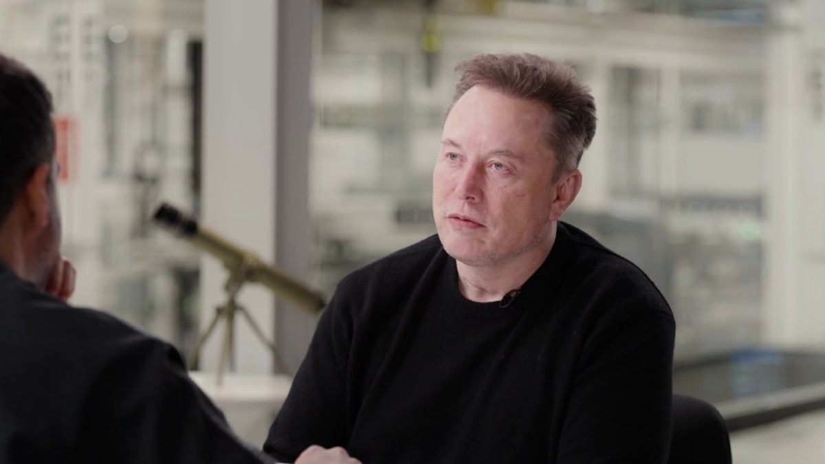 Elon Musk in an interview with Nikhil Kamath