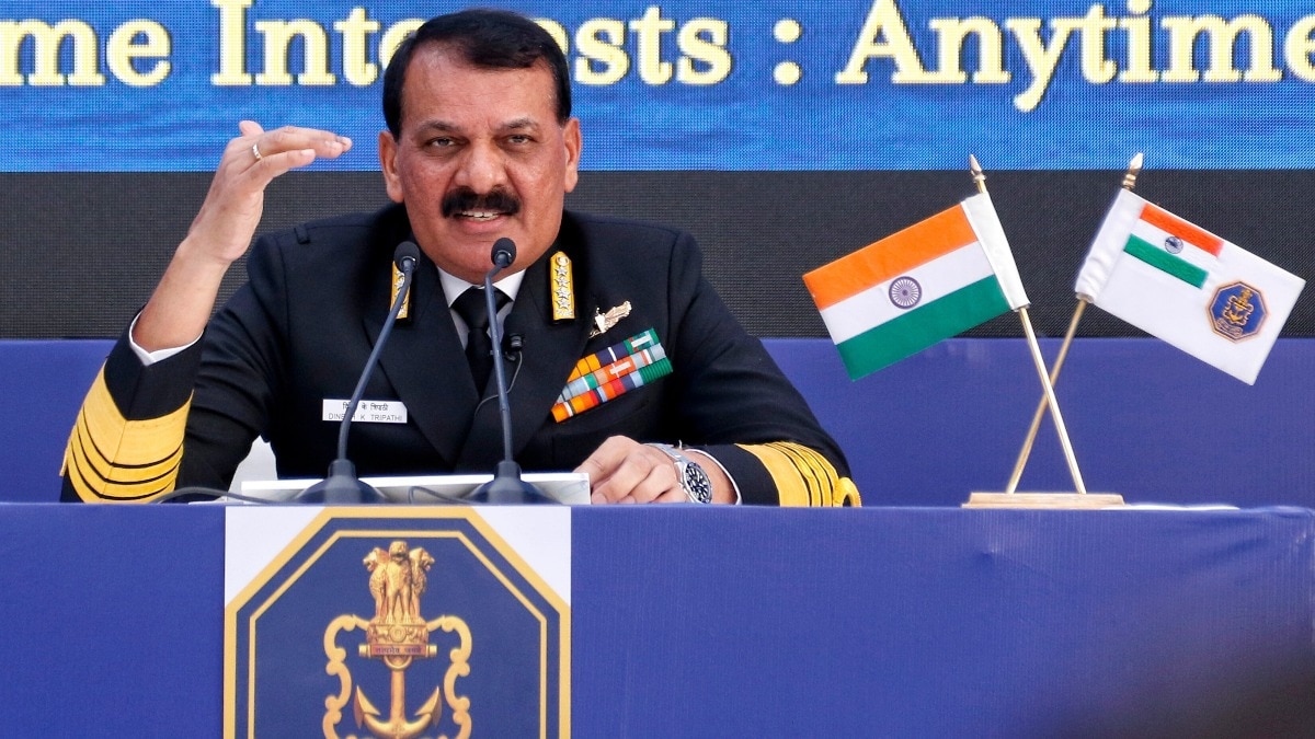 Navy Chief Admiral Dinesh Tripathi