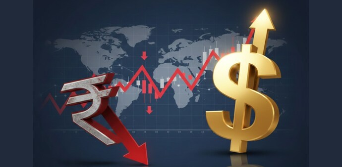 The rupee slipped 29 paise to a fresh low of 90.43 extending the Indian currency's losing streak for the seventh straight session. The rupee slipped 29 paise to a fresh low of 90.43 extending the Indian currency's losing streak for the seventh straight session.