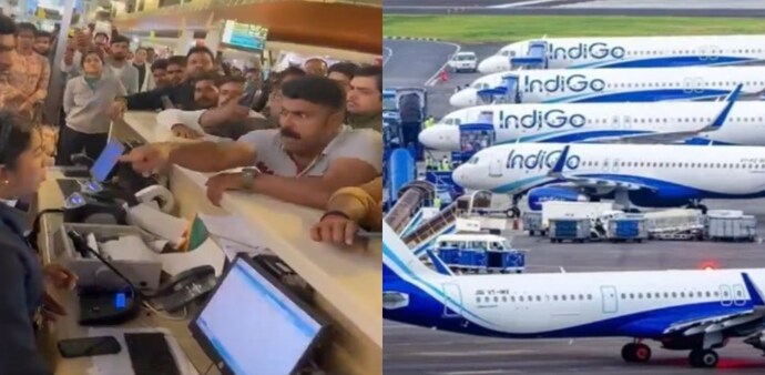 IndiGo’s nationwide disruptions intensified on Friday, with over 400 flights cancelled and major airports reporting widespread delays. IndiGo’s nationwide disruptions intensified on Friday, with over 400 flights cancelled and major airports reporting widespread delays.