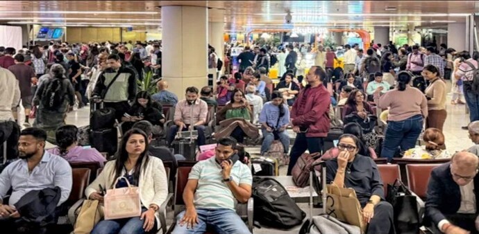 On Friday, over 750 IndiGo flights were cancelled across Delhi, Mumbai, Bengaluru, Hyderabad and other major cities. On Friday, over 750 IndiGo flights were cancelled across Delhi, Mumbai, Bengaluru, Hyderabad and other major cities.