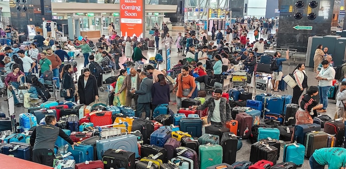 IndiGo has cancelled over 200 flights from Delhi and Mumbai on Saturday, after securing temporary relaxations in the duty and rest norms for cockpit crew. IndiGo has cancelled over 200 flights from Delhi and Mumbai on Saturday, after securing temporary relaxations in the duty and rest norms for cockpit crew.