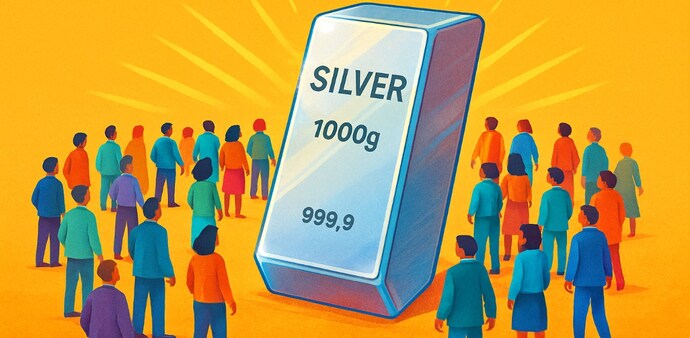 Silver, which was Rs 85,851 per kg on December 31 last year, touched Rs 1,78,861 per kg on December 9. Silver, which was Rs 85,851 per kg on December 31 last year, touched Rs 1,78,861 per kg on December 9.