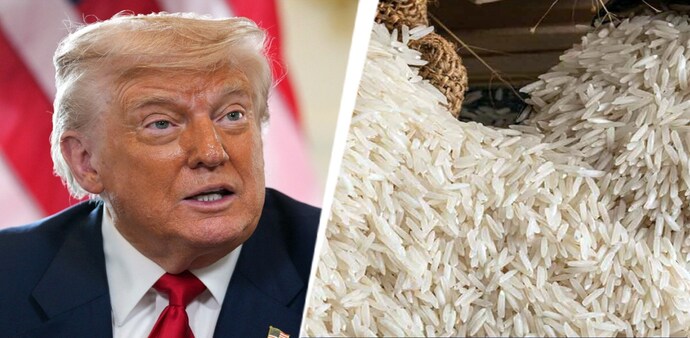 US President Donald Trump has accused India of dumping rice in the US US President Donald Trump has accused India of dumping rice in the US