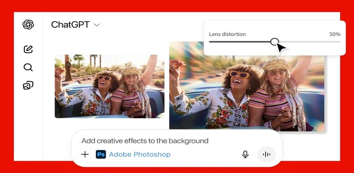 Adobe Photoshop on ChatGPT (Source: Adobe) Adobe Photoshop on ChatGPT (Source: Adobe)