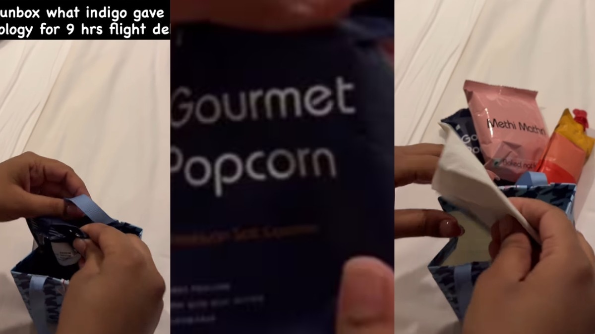 Passengers shared their experiences online, with some receiving the goodie bag during delays. 