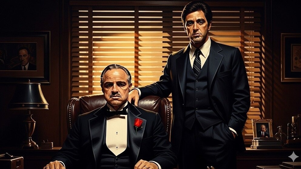 In the 1972 movie Godfather,  "I'm gonna make him an offer he can't refuse" was said by actor Marlon Brando while playing the fictional character of Don Vito Corleone.