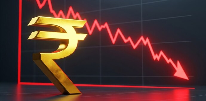 The prevailing risk-averse market sentiment, compounded by a high US dollar demand from precious metal importers, led to the Rupee's downward trajectory. The prevailing risk-averse market sentiment, compounded by a high US dollar demand from precious metal importers, led to the Rupee's downward trajectory.