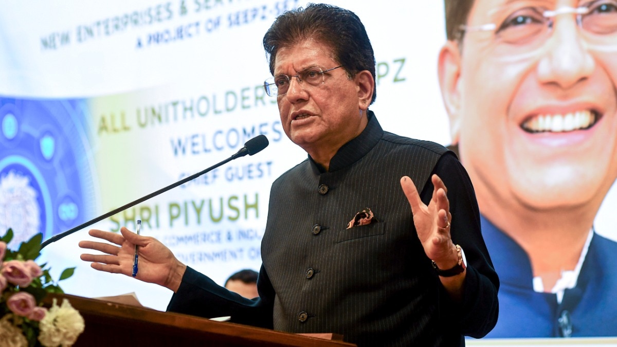 Union Minister of Commerce & Industry Piyush Goyal