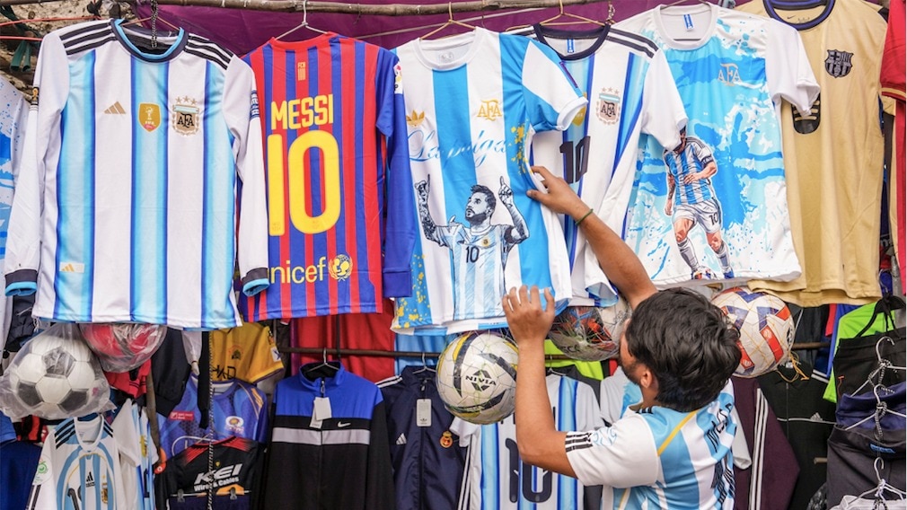Lionel Messi reaches Kolkata: Crowds gather to welcome football star for GOAT India Tour